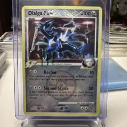Dialga G 7/127 Crosshatch Holo Pokemon League Promo Platinum Base Set 2009 NM - Image 1