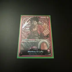 Monkey.D.Luffy - ST01-001 - Leader - Pre-Errata - Near Mint - One Piece CCG - Image 1