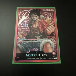 Monkey.D.Luffy - ST01-001 - Leader - Pre-Errata - Near Mint - One Piece CCG - Image 2