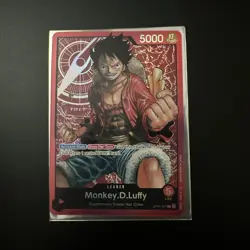 Monkey.D.Luffy - ST01-001 - Leader - Pre-Errata - Near Mint - One Piece CCG - Image 4
