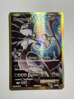 Mewtwo EX - 103/108 Evolutions Full Art Gold Pokemon - NM/M - Image 1