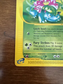 Pokemon TCG Venusaur Expedition Base Set, 67/165, Regular Rare (Near Mint) - Image 5