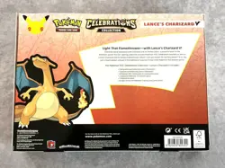 Pokemon Celebrations 25th Anniversary Lance’s Charizard V Collection Box Sealed - Image 2