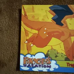 Pokemon Trapped Charizard Pikachu's Vacation Topps No. 51 Blue Logo - Image 2
