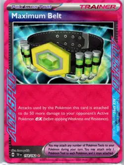 Pokemon TCG Maximum Belt 154/162 Temporal Forces Holo NM - Image 1