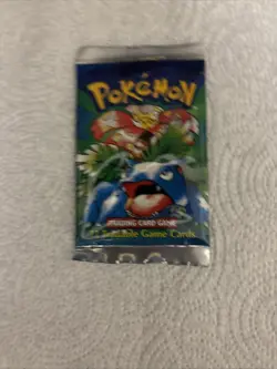 *HEAVY* Pokemon WOTC Base Set Booster Pack Venusaur Art Brand New/Sealed! 🔥 - Image 1