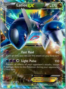 Pokemon TCG Latios-EX XY72 XY Black Star Promos Holo MP - Image 1