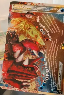 Pokemon TCG Undaunted Holo Kyogre Groudon Legend 88/90 Bottom Light Play Lp - Image 2