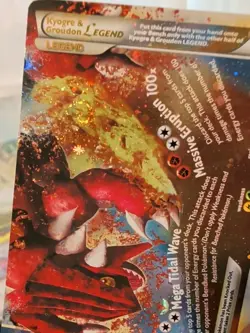 Pokemon TCG Undaunted Holo Kyogre Groudon Legend 88/90 Bottom Light Play Lp - Image 4