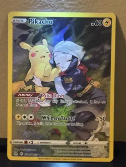 Pokemon Pikachu TG05/TG30 Lost Origin Trainer Gallery Holo Ultra Rare - NM - Image 1