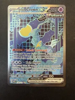 Pokemon Iron Crown EX 158/131 Prismatic Evolutions Special Illustration Rare - Image 1