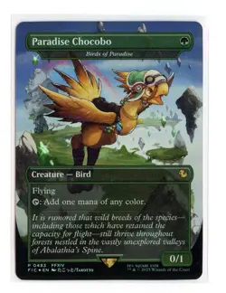 Paradise Chocobo - Birds of Paradise (Borderless) P 483 Commander: Final Fantasy - Image 1