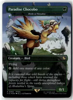 Paradise Chocobo - Birds of Paradise (Borderless) P Commander: FINAL FANTASY 483 - Image 1