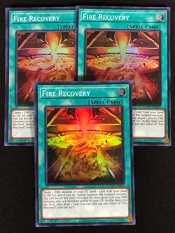 Yugioh Fire Recovery AGOV-EN059 1st Super X3 (NM) - Image 1