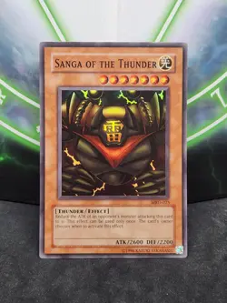 Yugioh Sanga Of The Thunder MRD-025 Super Rare OG Print LP - Image 1