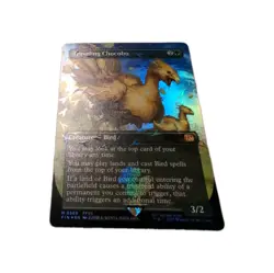 Magic the Gathering Final Fantasy Traveling Chocobo (406) Borderless Foil NM En - Image 2