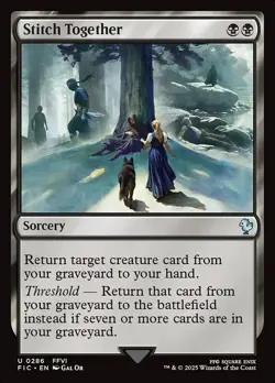 Magic The Gathering MTG STITCH TOGETHER Final Fantasy NM Near Mint - Image 1