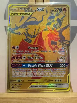 Reshiram & Charizard GX SM247 SM Promos - Pokemon Card - NM - Image 1