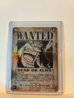 MARSHALL D. TEACH WANTED POSTER SP ALT PAR OP09-093 JAPANESE ONE PIECE SEC WORLD - Image 2