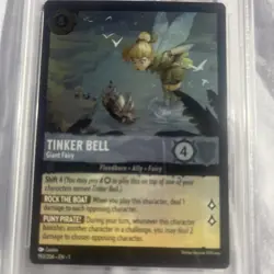 2023 Disney Lorcana EN 1-The First Chapter Tinker Bell #193 Foil PSA 10 - Image 5