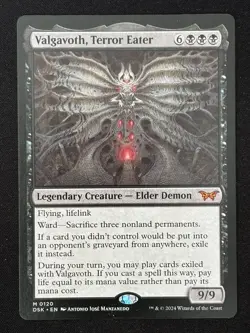 1x MTG Valgavoth, Terror Eater - Duskmourn: House of Horror (DSK) #120 - Magic - Image 1