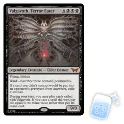 VALGAVOTH, TERROR EATER Duskmourn: House Of Horror DSK Magic MTG MINT CARD - Image 1