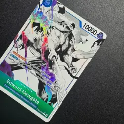 Edward Newgate ST22-003 Parallel Ghost Rare - One Piece TCG English Card NM - Image 2