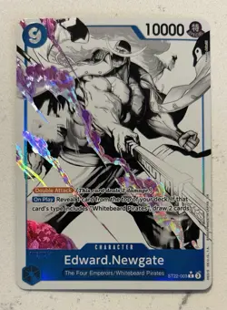 Starter Deck 22: Ace & Newgate #ST22-003 Edward.Newgate (Parallel) - Image 1