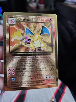 Pokemon Celebrations Charizard Gold Metal 4/102 Ultra Premium Collection Promo - Image 1