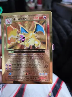 Pokemon Celebrations Charizard Gold Metal 4/102 Ultra Premium Collection Promo - Image 2