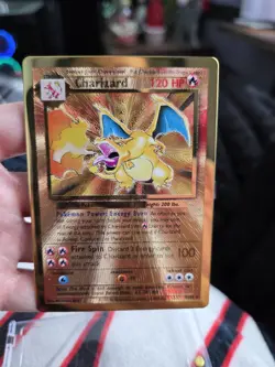 Pokemon Celebrations Charizard Gold Metal 4/102 Ultra Premium Collection Promo - Image 3