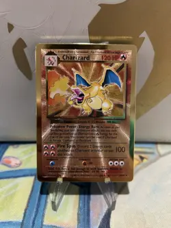 Pokemon Celebrations Charizard Metal Card 004/102 Ultra Premium Collection NM - Image 1