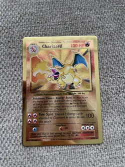 Pokemon Celebrations Charizard Classic Gold Metal Premium Collection 4/102 - Image 1