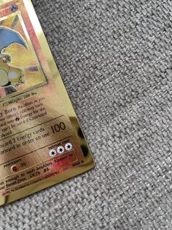 Pokemon Celebrations Charizard Classic Gold Metal Premium Collection 4/102 - Image 2