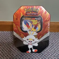 Pokemon TCG - Galar Partners Collectors Tin - Cinderace V New! - Image 1