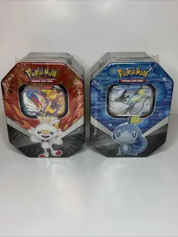 Pokemon TCG Galar Partners Collectors Tins - Cinderace & Intelleon V 820650806780 - Image 1