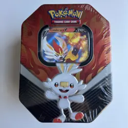Pokemon TCG - Galar Partners Collectors Tin - Cinderace V New! - Image 1