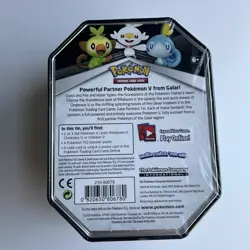 Pokemon TCG - Galar Partners Collectors Tin - Cinderace V New! - Image 2