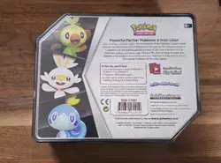 2020 Pokemon TCG Galar Partners Tin Cinderace V Red New Sealed - Image 3