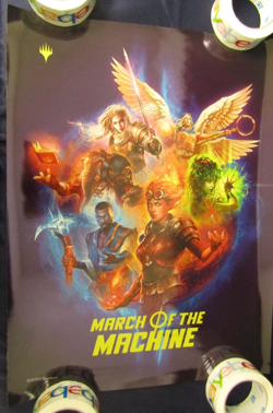 MTG March of the Machine FOIL Promo Poster 18 X 24 - Image 1