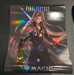 Magic the Gathering Final Fantasy 18x24 Foil Promo Poster Set of 5 New In Hand - Image 1