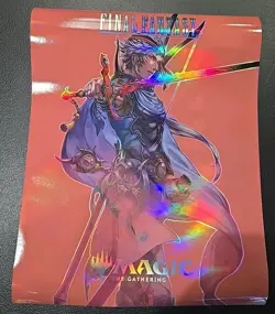 Magic the Gathering Final Fantasy 18x24 Foil Promo Poster Set of 5 New In Hand - Image 4