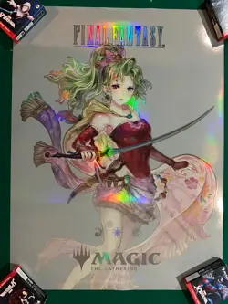 MTG Magic the Gathering Final Fantasy 18x24 Foil Promo Poster Set of 5 New - Image 3