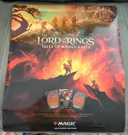 Lord of the Rings Foil Promo Poster 18"x24" MTG - Magic the Gathering - Image 1