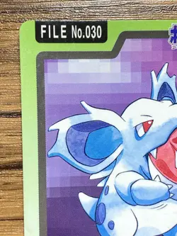 Pokemon Carddass Card Nidorina File No.30 Bandai Pocket Monsters 1997 - Image 3