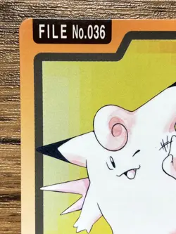 Pokemon Carddass Card Clefable File No.36 Bandai Pocket Monsters 1997 Japan - Image 3