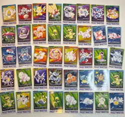 128 MP File Carddass Bandai Set Lot Pokemon Pocket Monster 1997 - Image 2