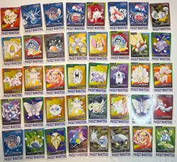 128 MP File Carddass Bandai Set Lot Pokemon Pocket Monster 1997 - Image 4