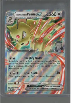 Team Rocket's Persian ex SVP 218 Scarlet & Violet Promo - Pokemon Card - NM - Image 1