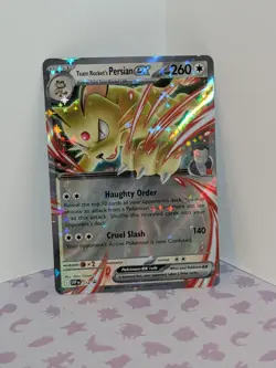 Team Rocket's Persian ex SVP218 - Scarlet & Violet Promo - Pokemon TCG - NM - Image 1